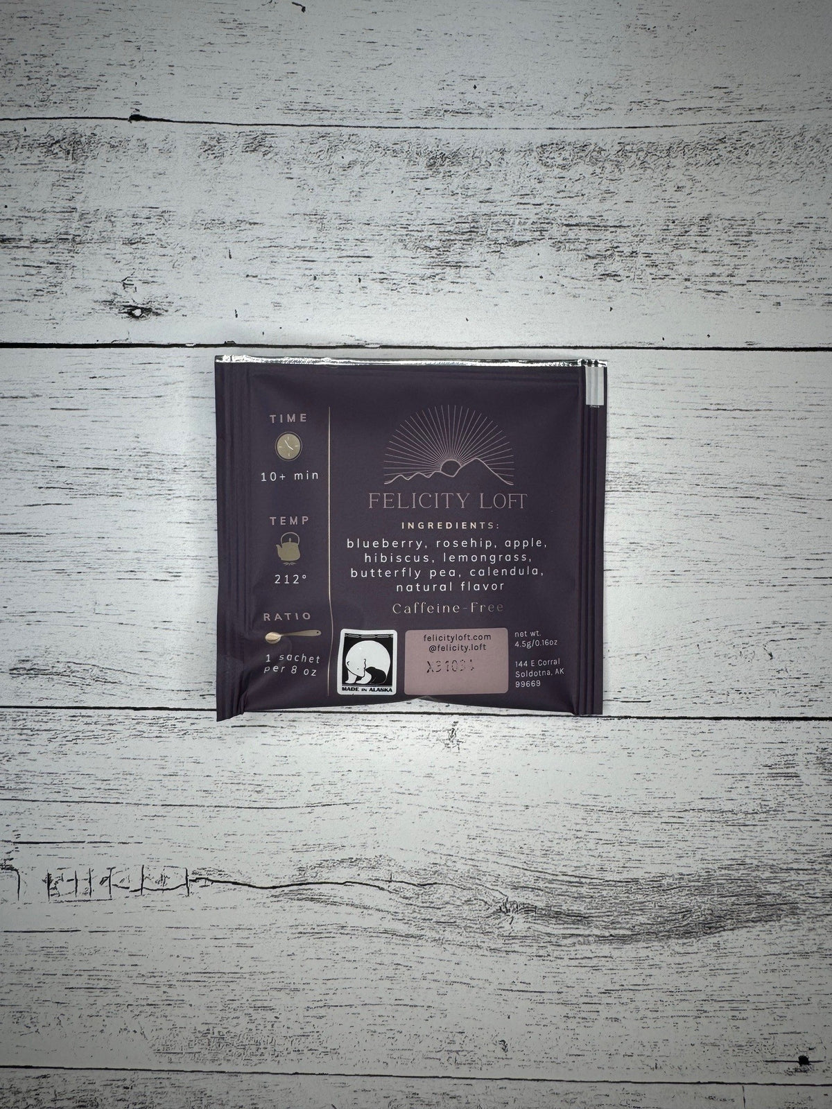 Felicity Loft Individually Wrapped Tea Sachets