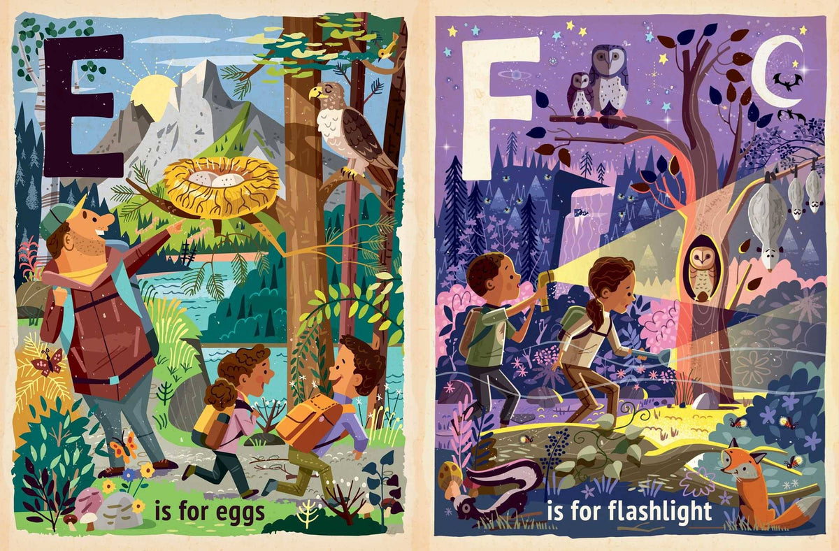 H Is for Hiking Board Book
