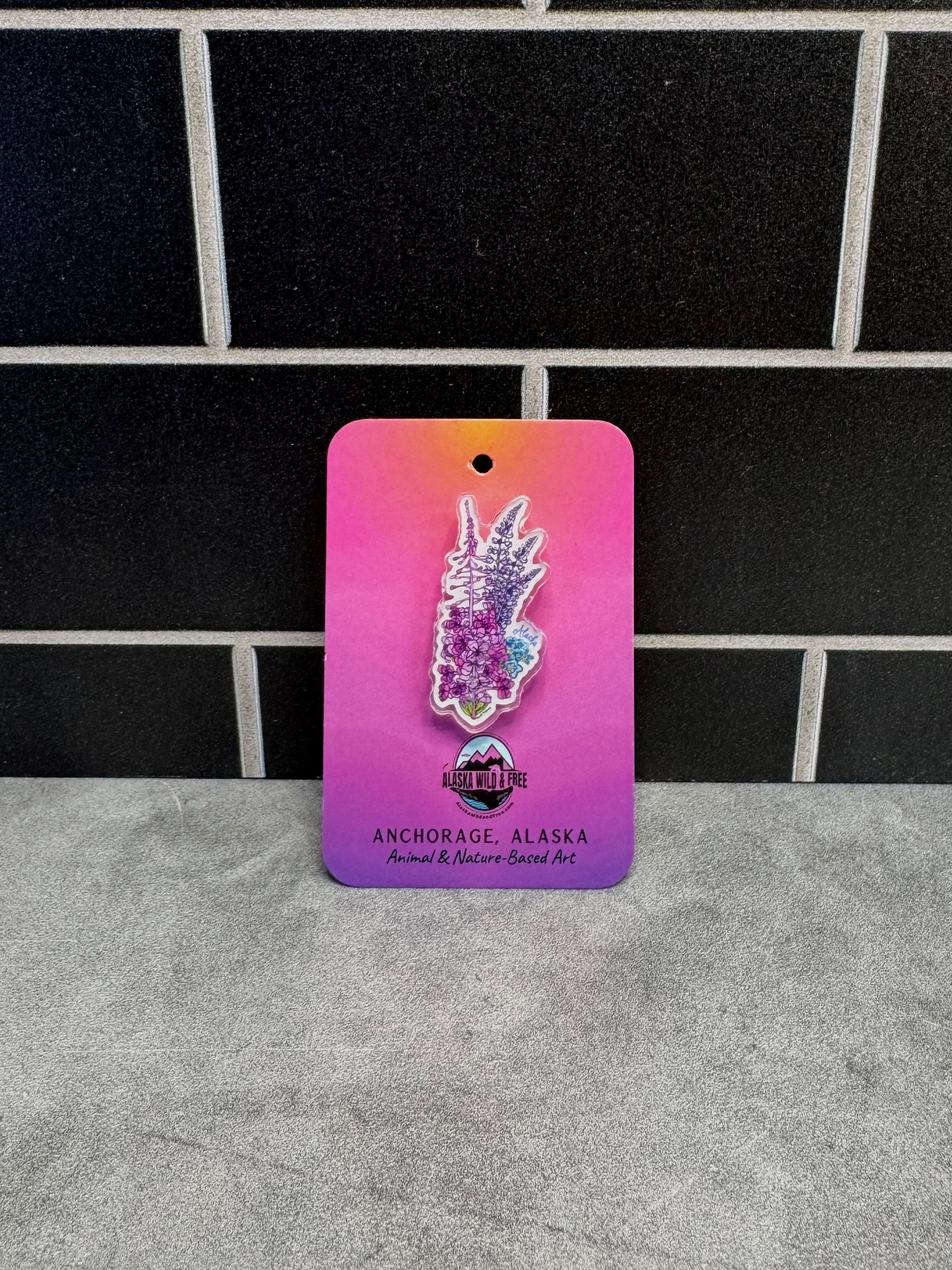 Alaska Wild & Free Pins