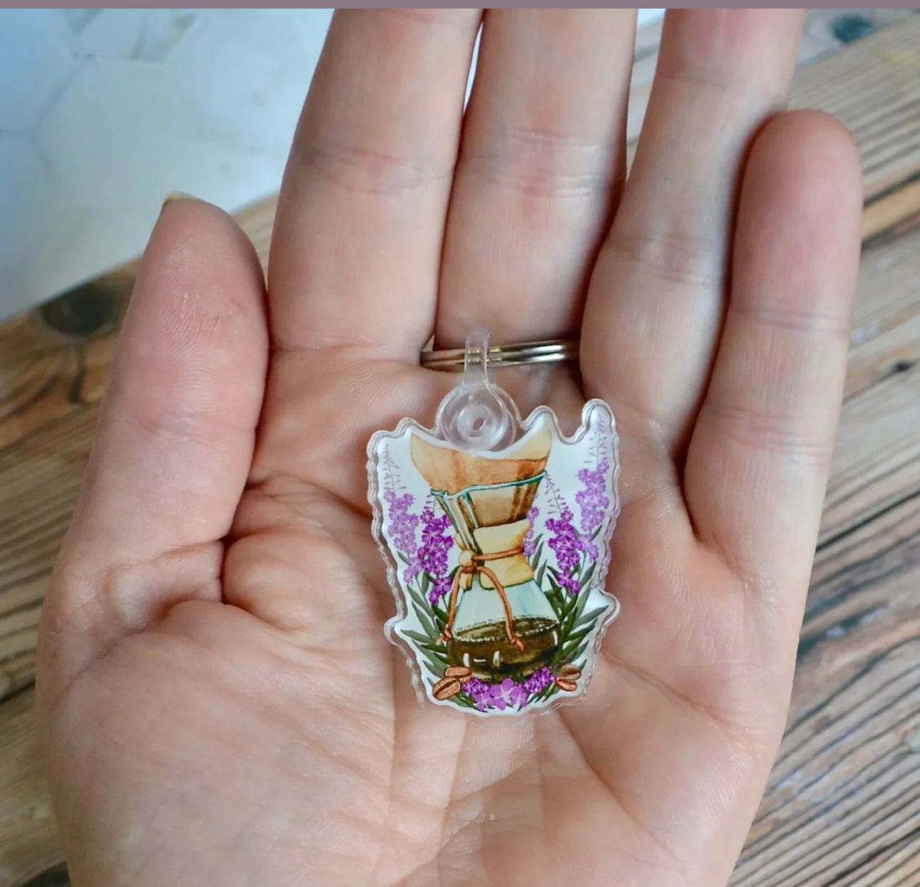 Rooted Lupine Keychain
