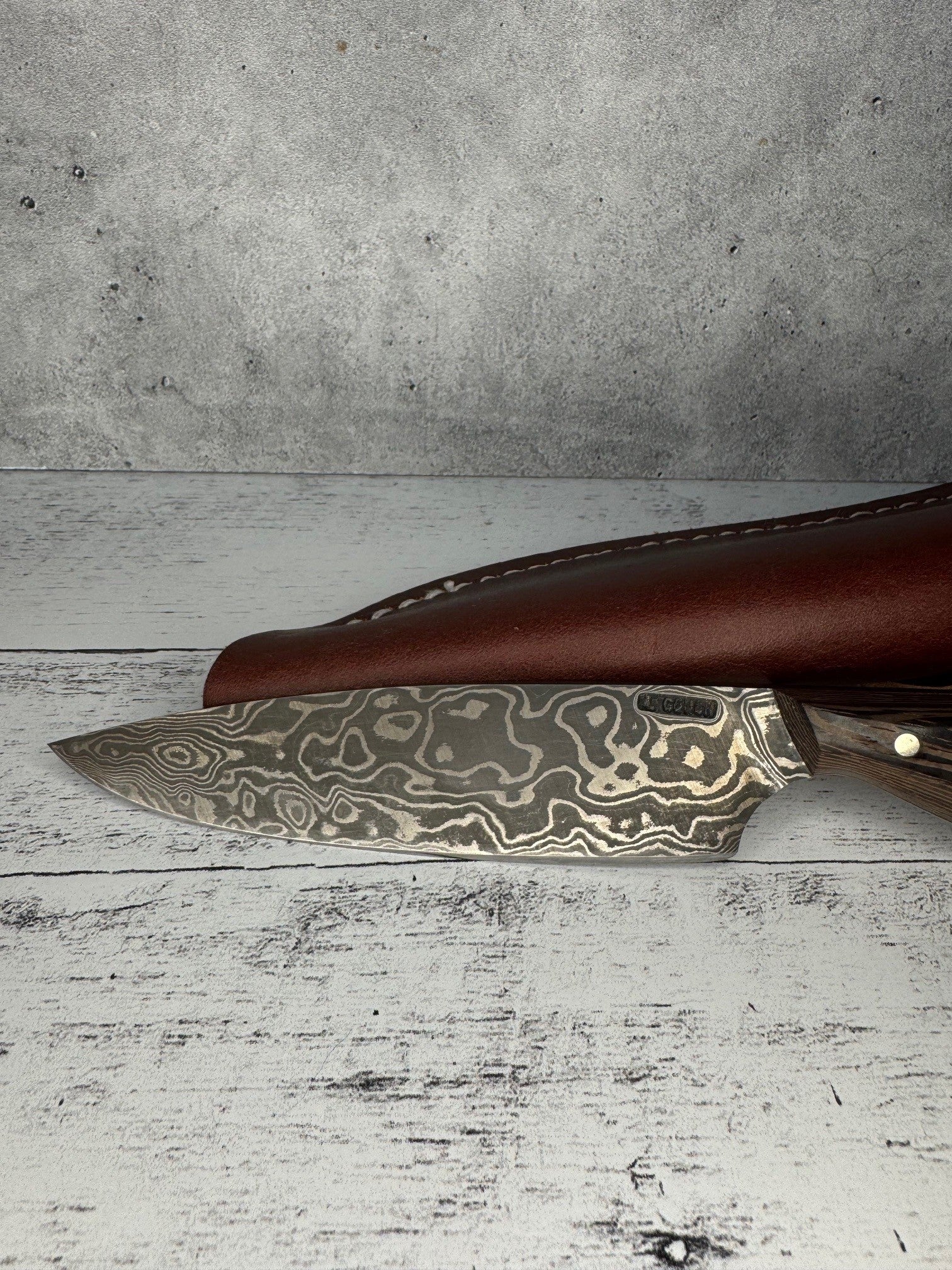 Hand Forged Damascus Knife
