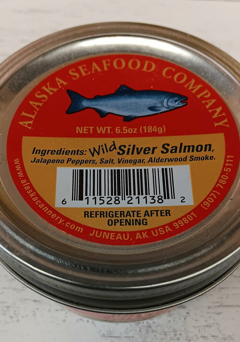 Wild Smoked Jalapeno Silver Salmon Jar