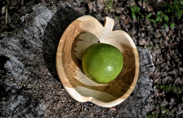 Apple Bowl - Plain or Engraved