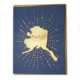 Snowmade Alaska Card with Ornament or Magnet