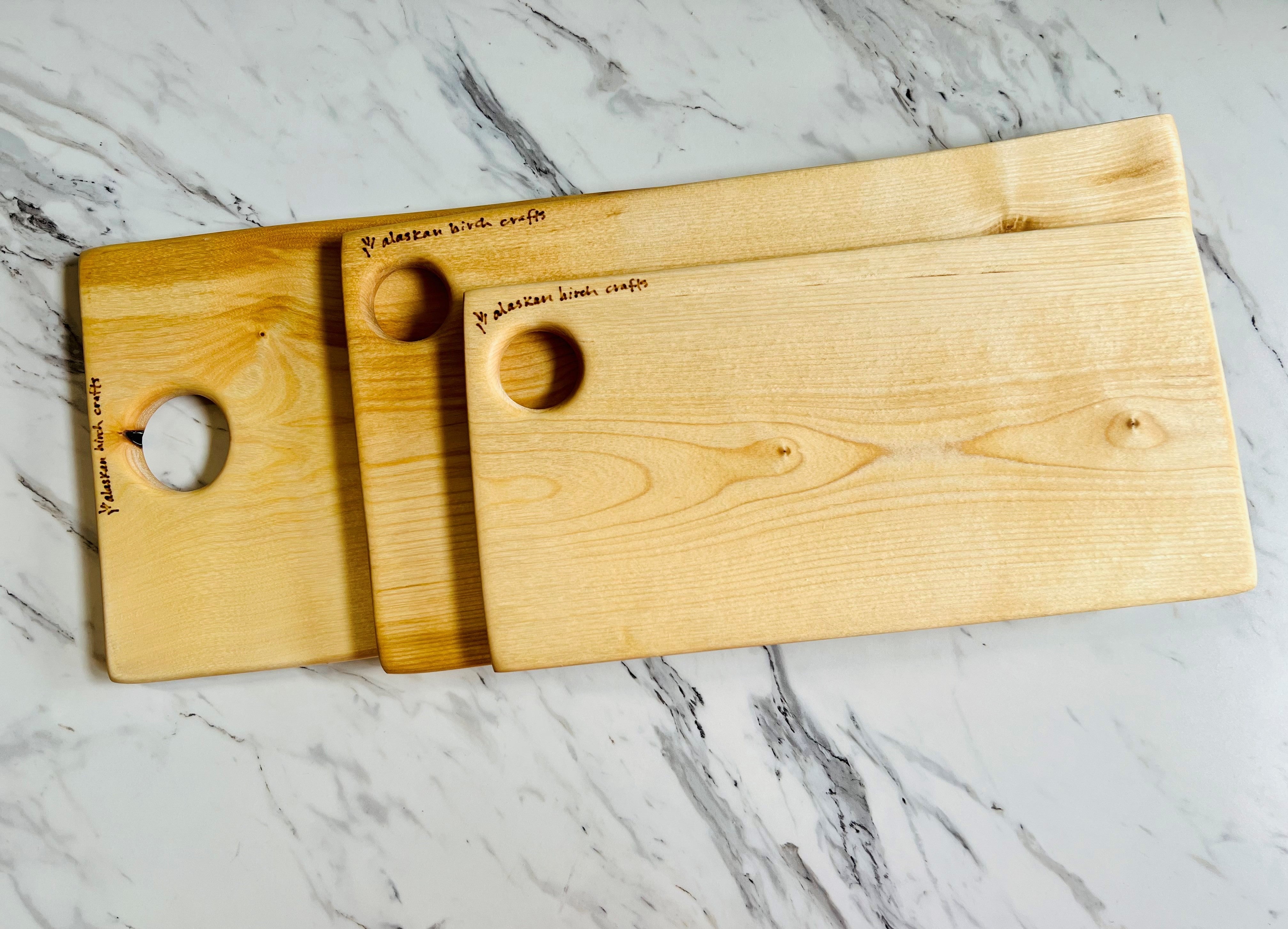 Alaskan Birch Crafts - Cutting & Charcuterie Boards