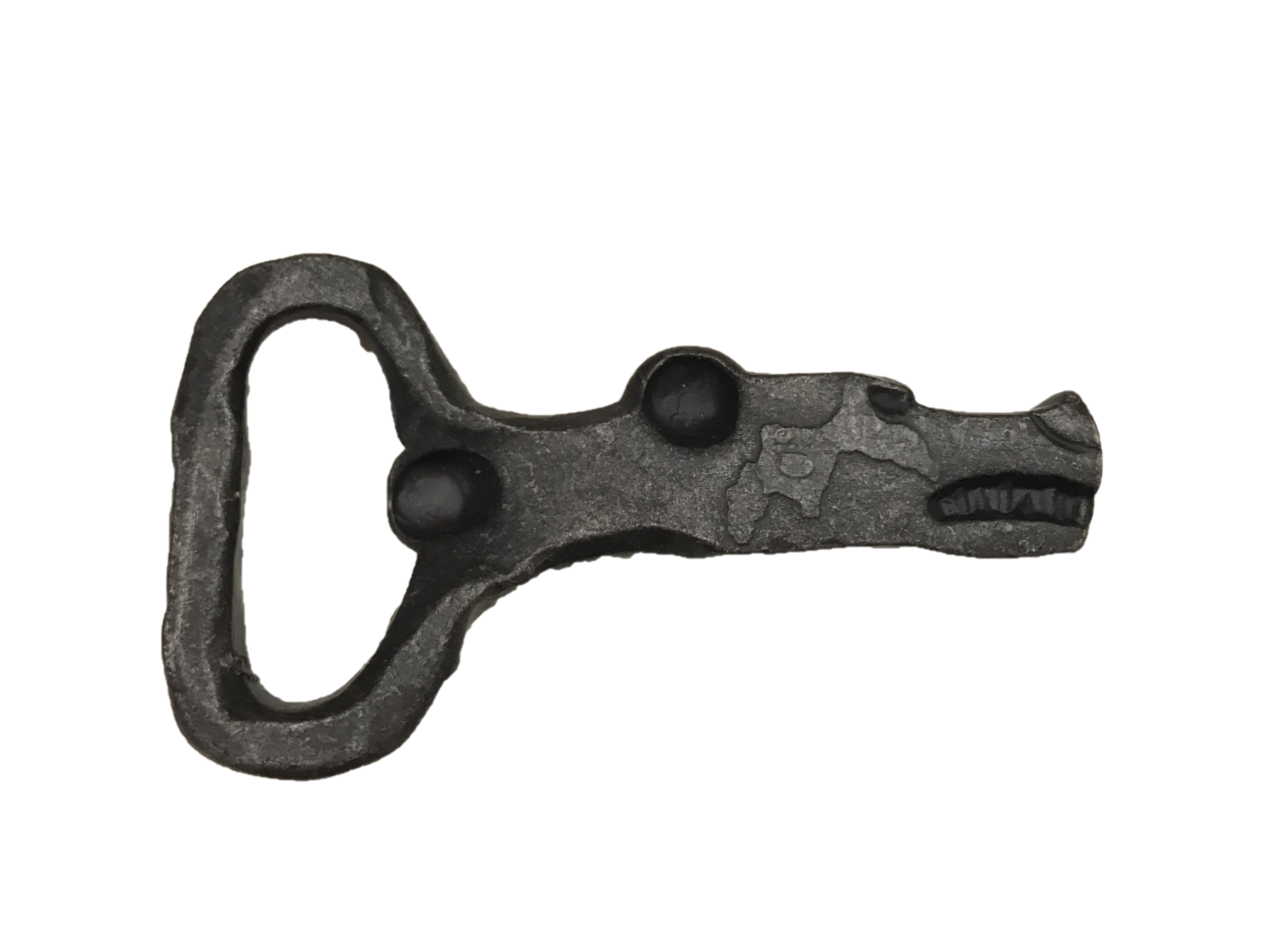 Hand-Forged Steel Bear Head Bottle Opener