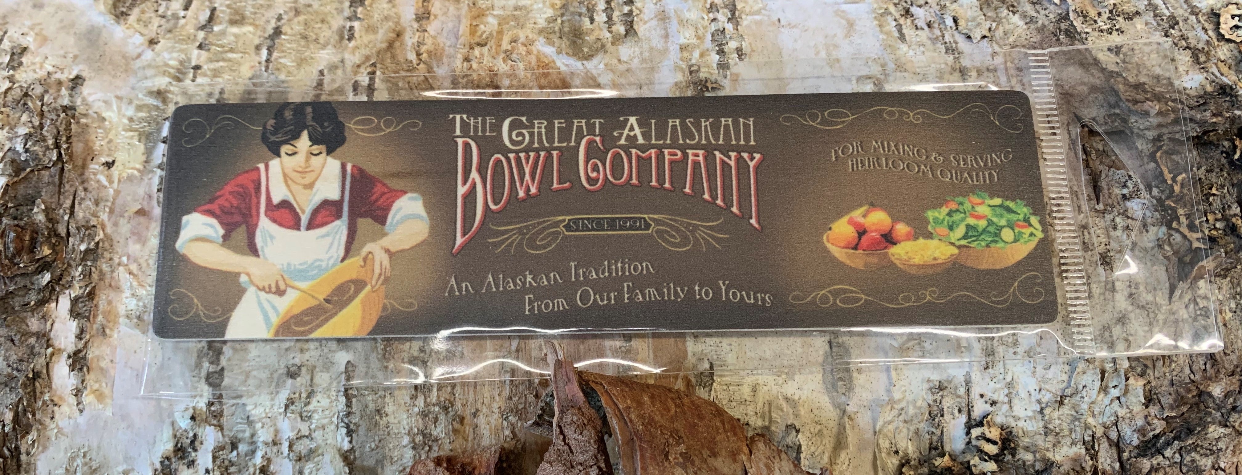 The Great Alaskan Bowl Company Wooden Bookmark