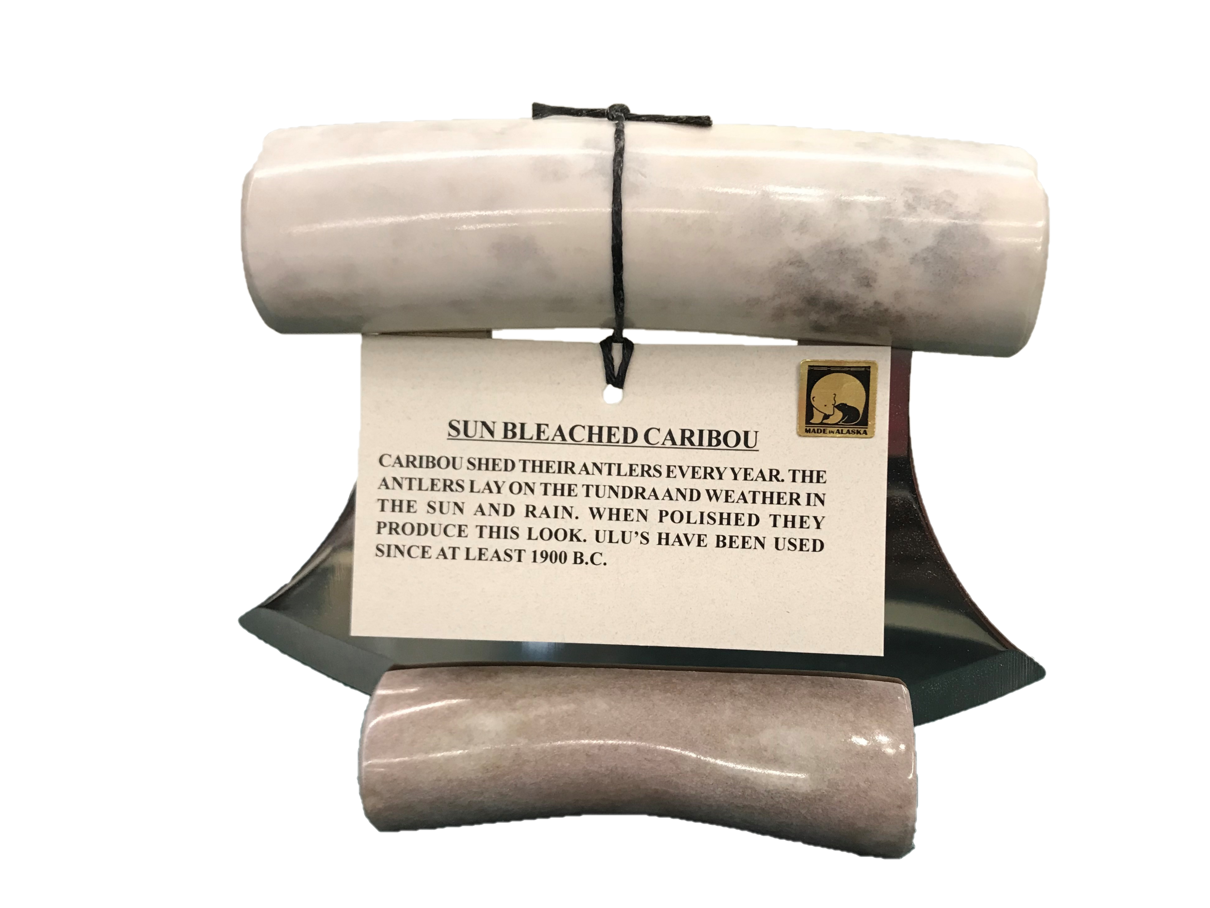 Polished Caribou Antler Ulu