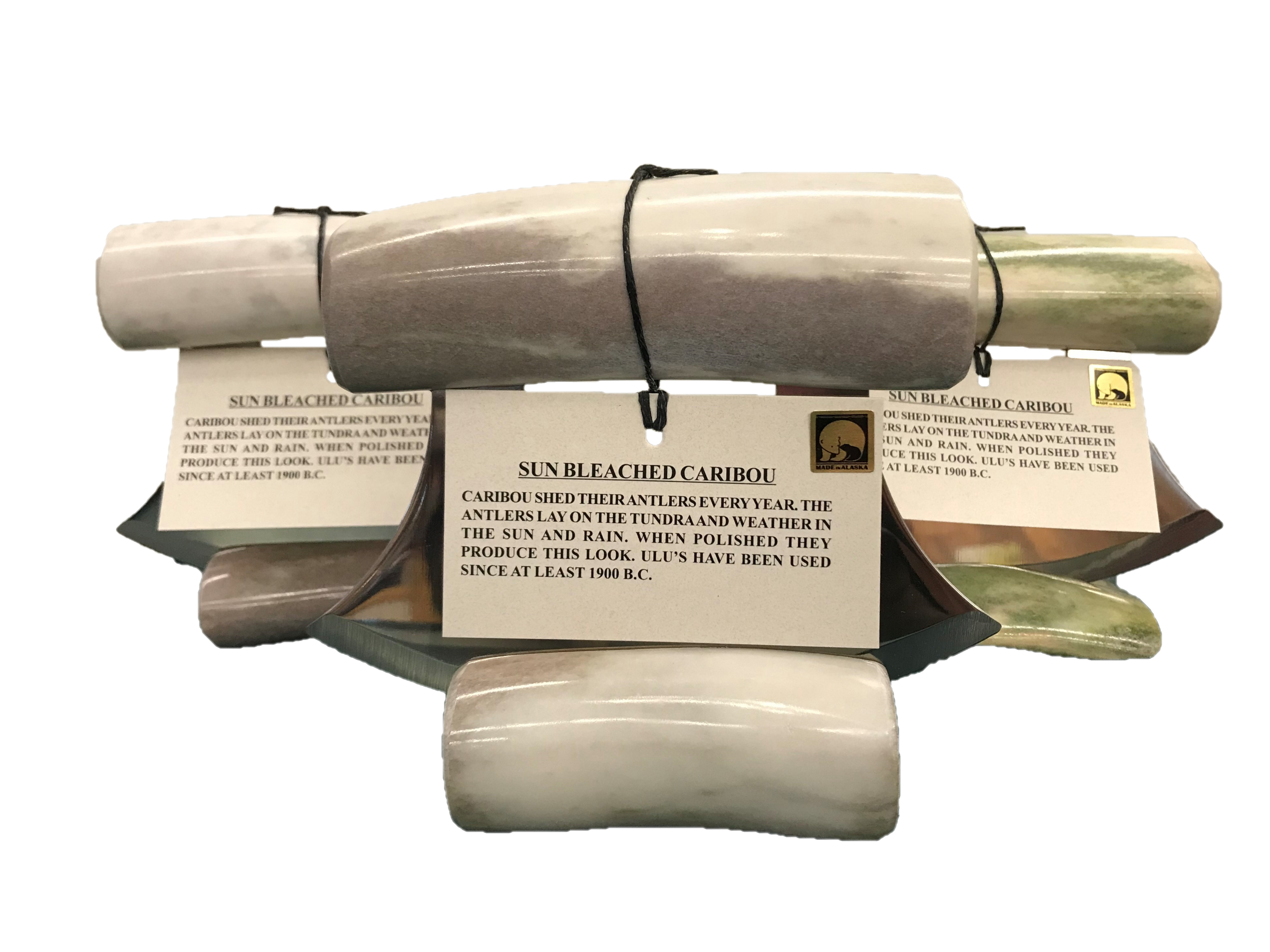 Polished Caribou Antler Ulu