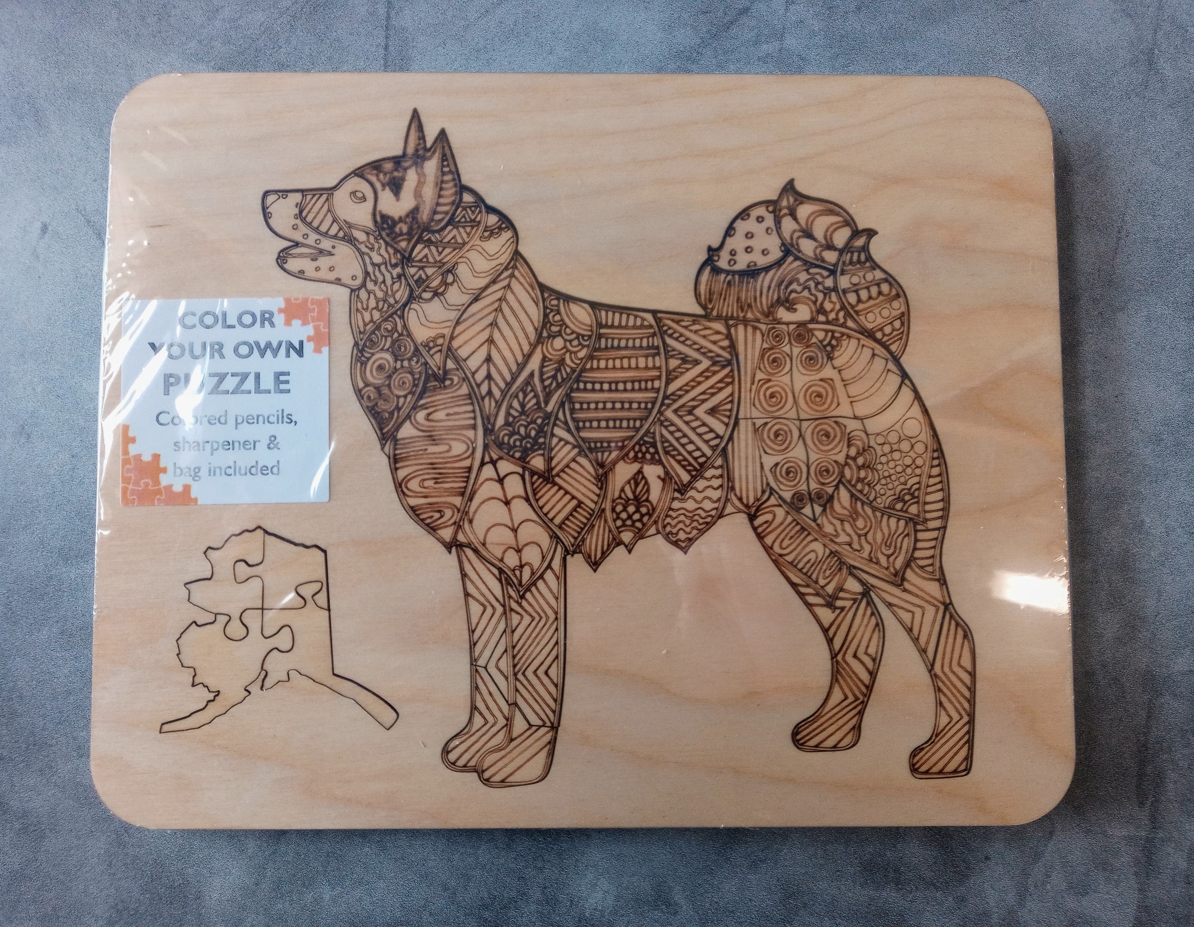 Wooden Coloring Puzzles