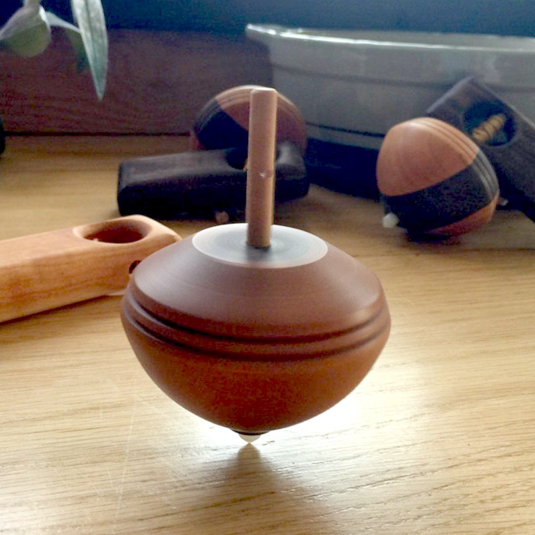 Pull String Spinning Top