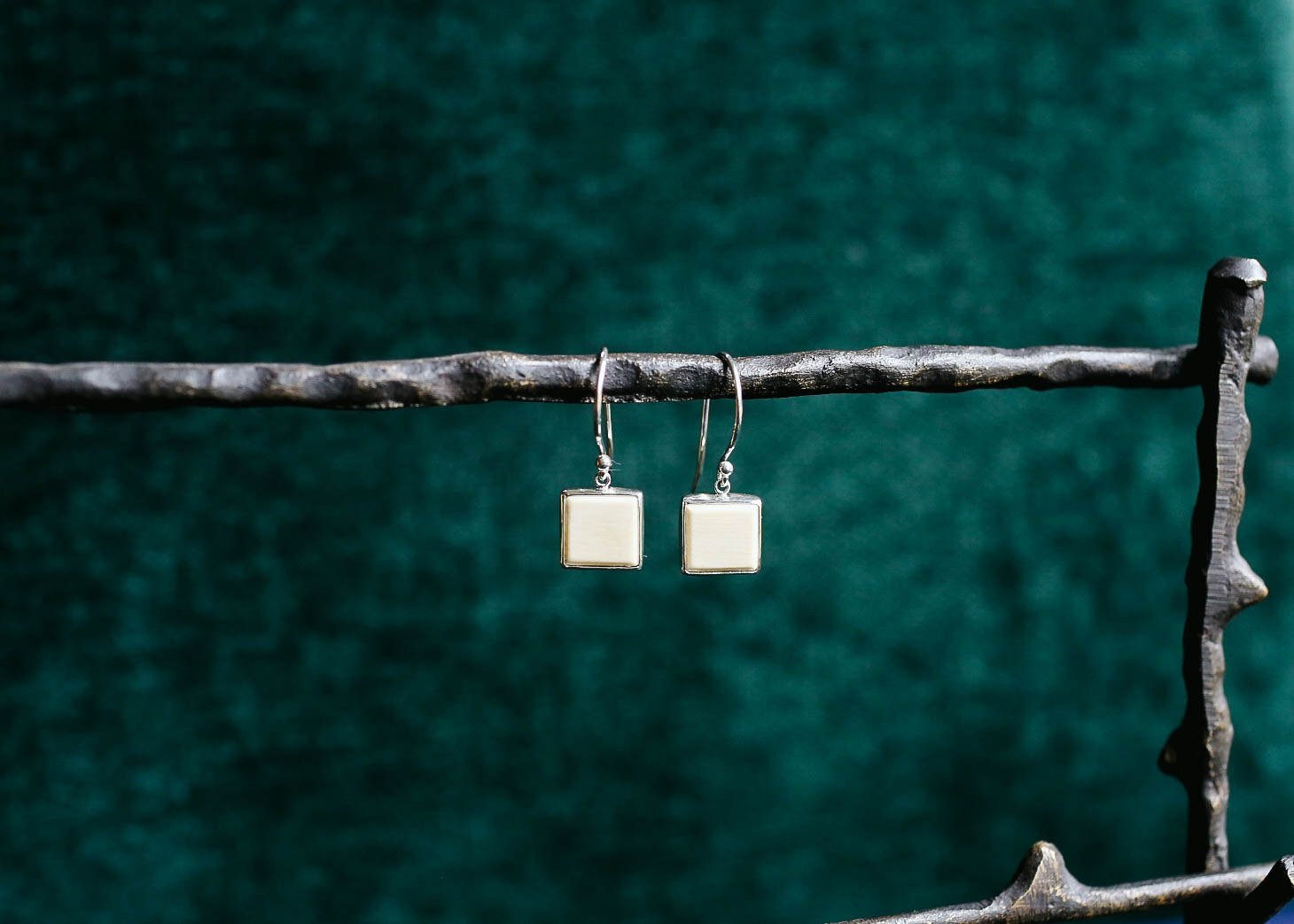 Square Mammoth Earrings