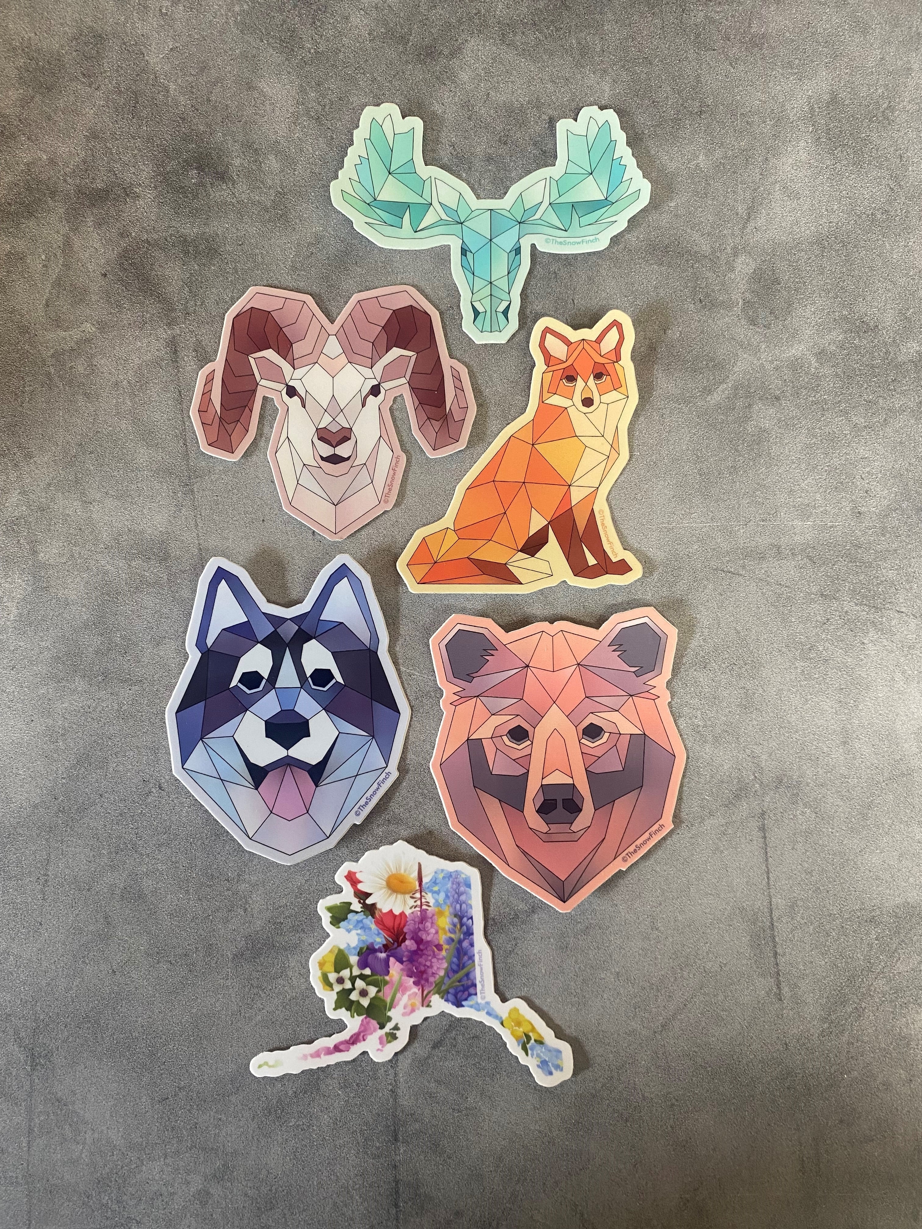 The Snow Finch Stickers