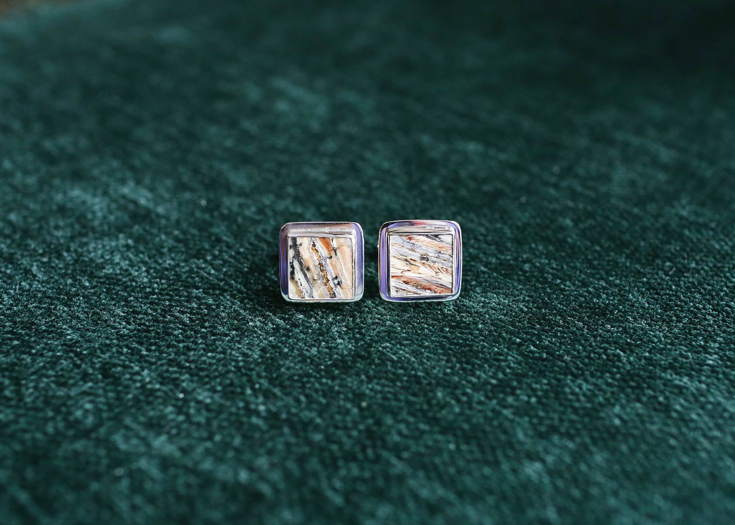 Flat Mammoth Tooth Cufflinks