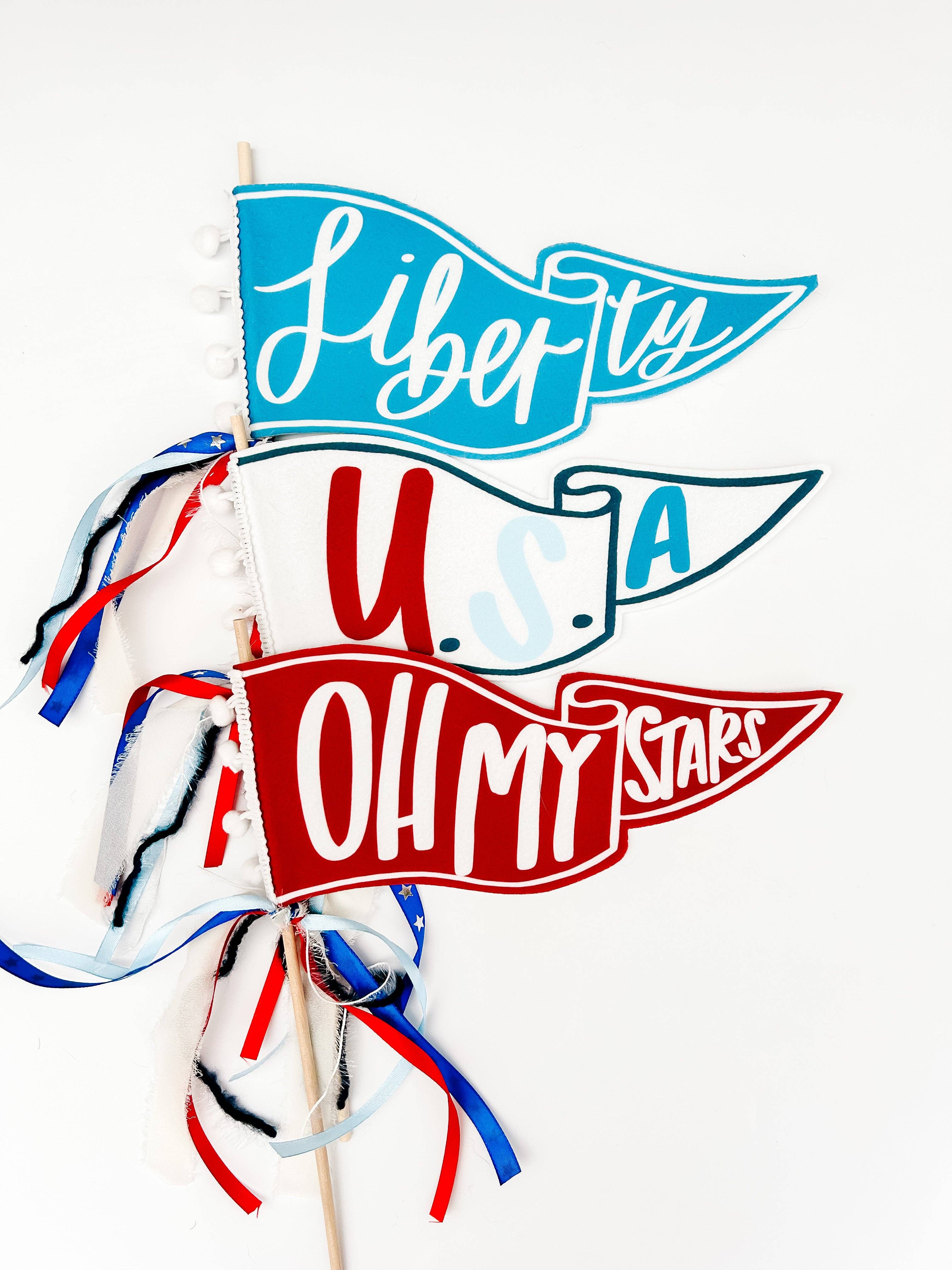 Liberty Pennant Flag