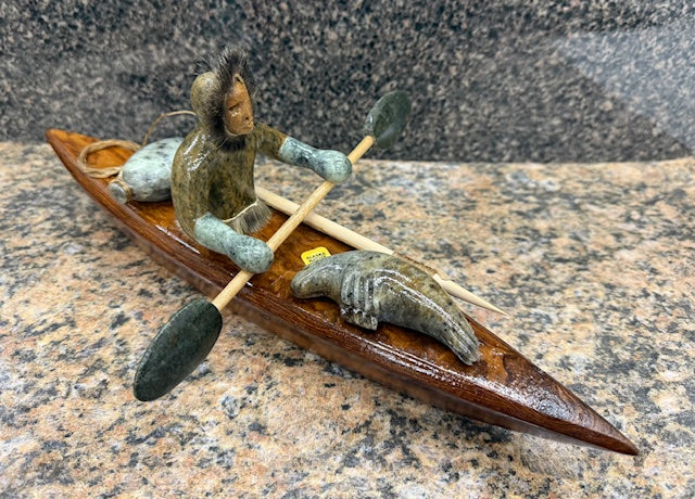 Native Alaskan Soapstone & Wood Carvings