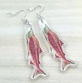 Sockeye Salmon Earrings