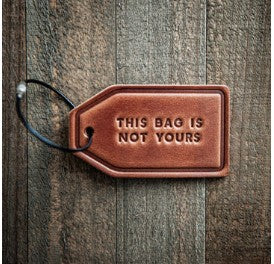 Leather Luggage Tag