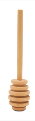 4" Natural Honey Dipper
