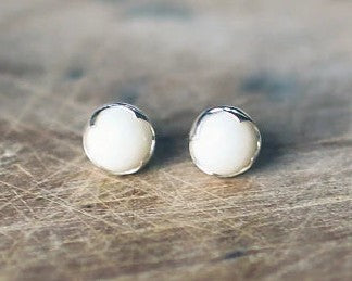 Ivory Jacks Post Earrings