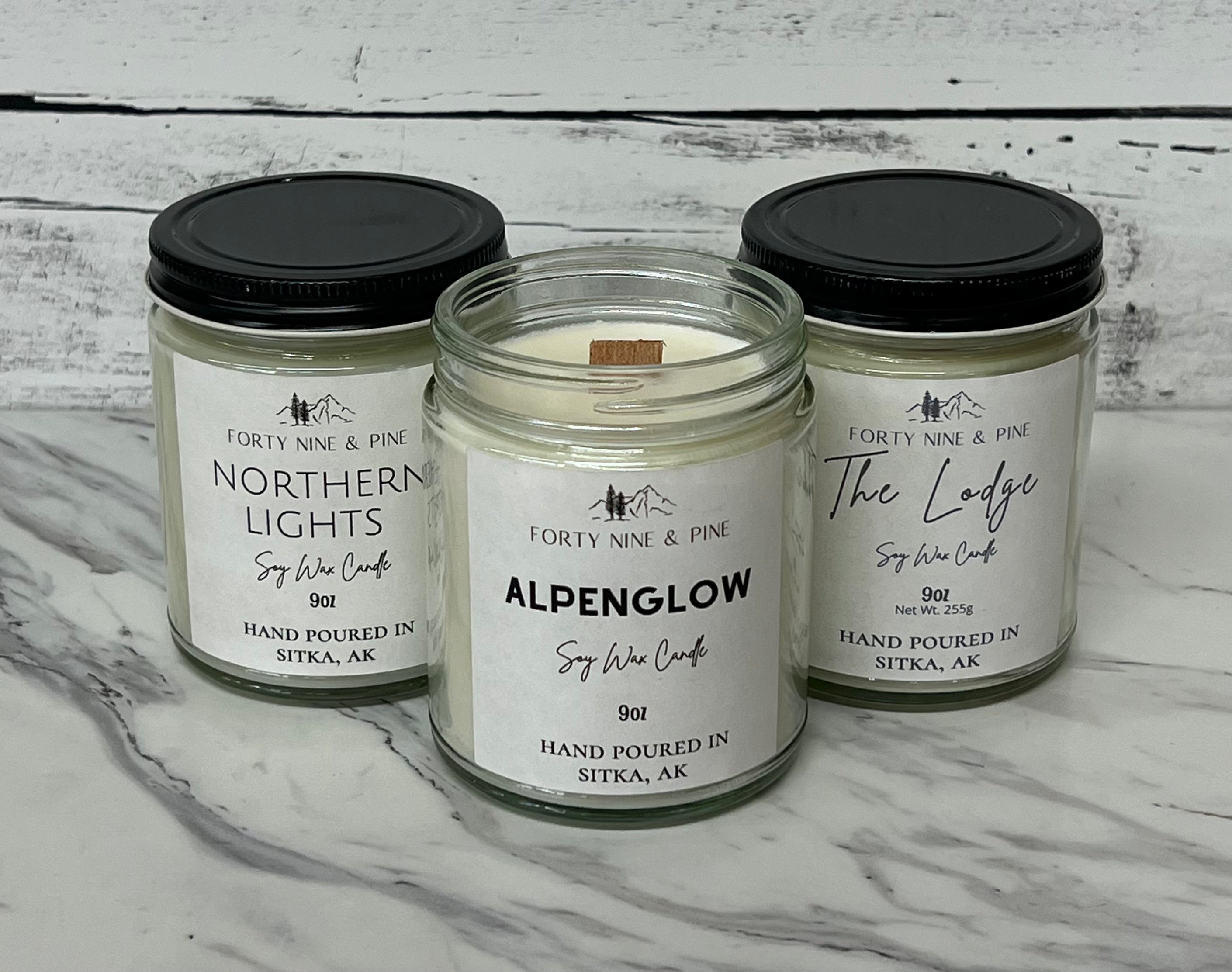 49 & Pine 9oz Candle