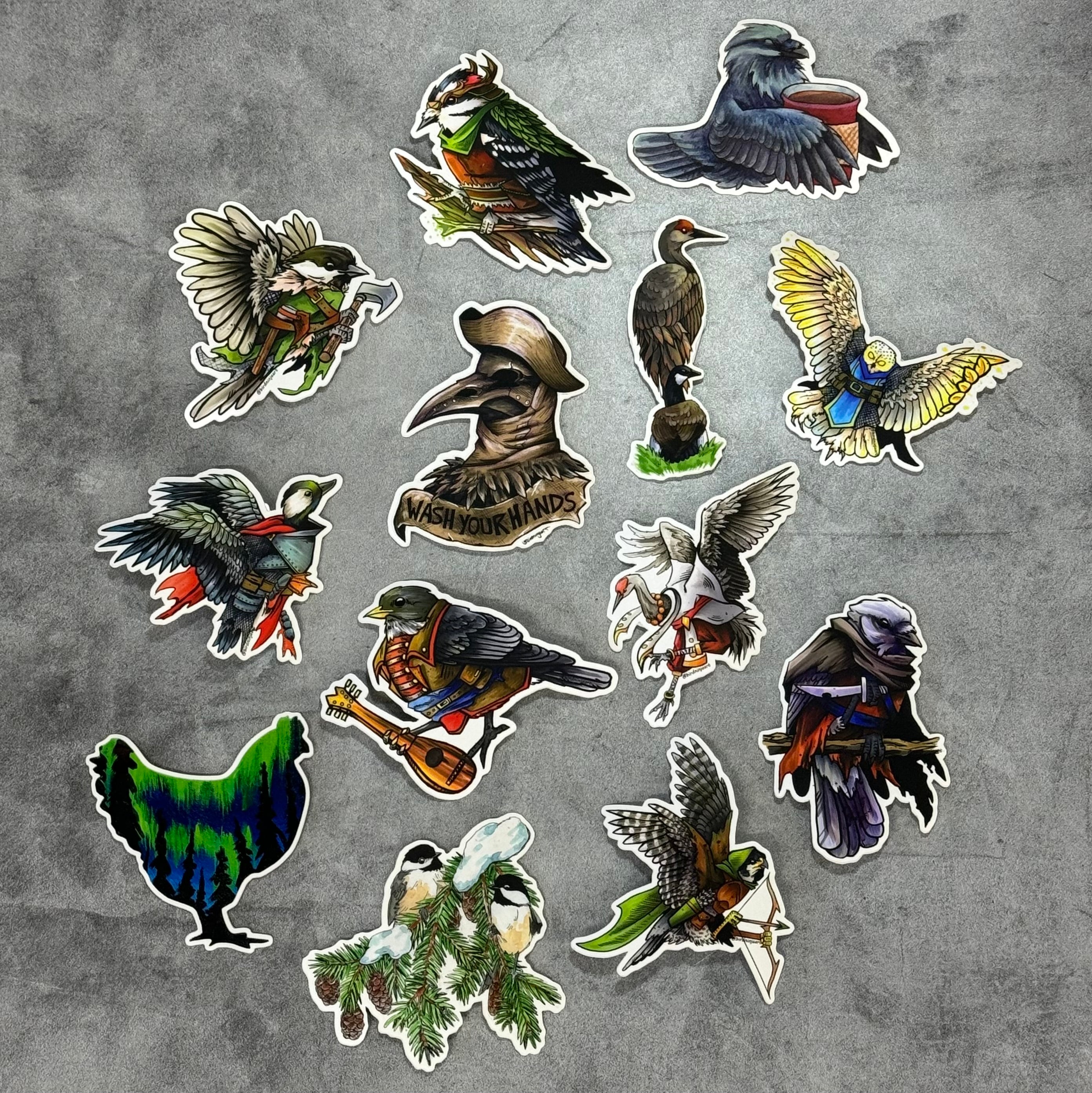 bird ninja stickers