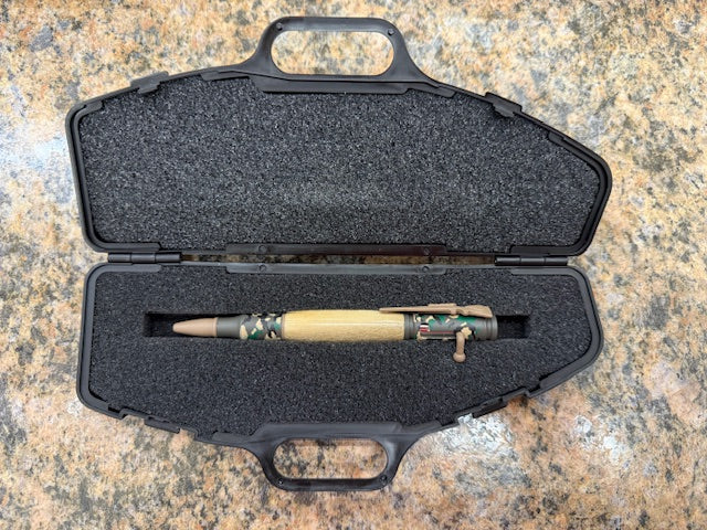Antler Bolt Action Pen & Case