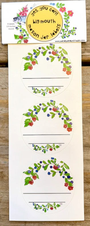 Mason Jar Labels