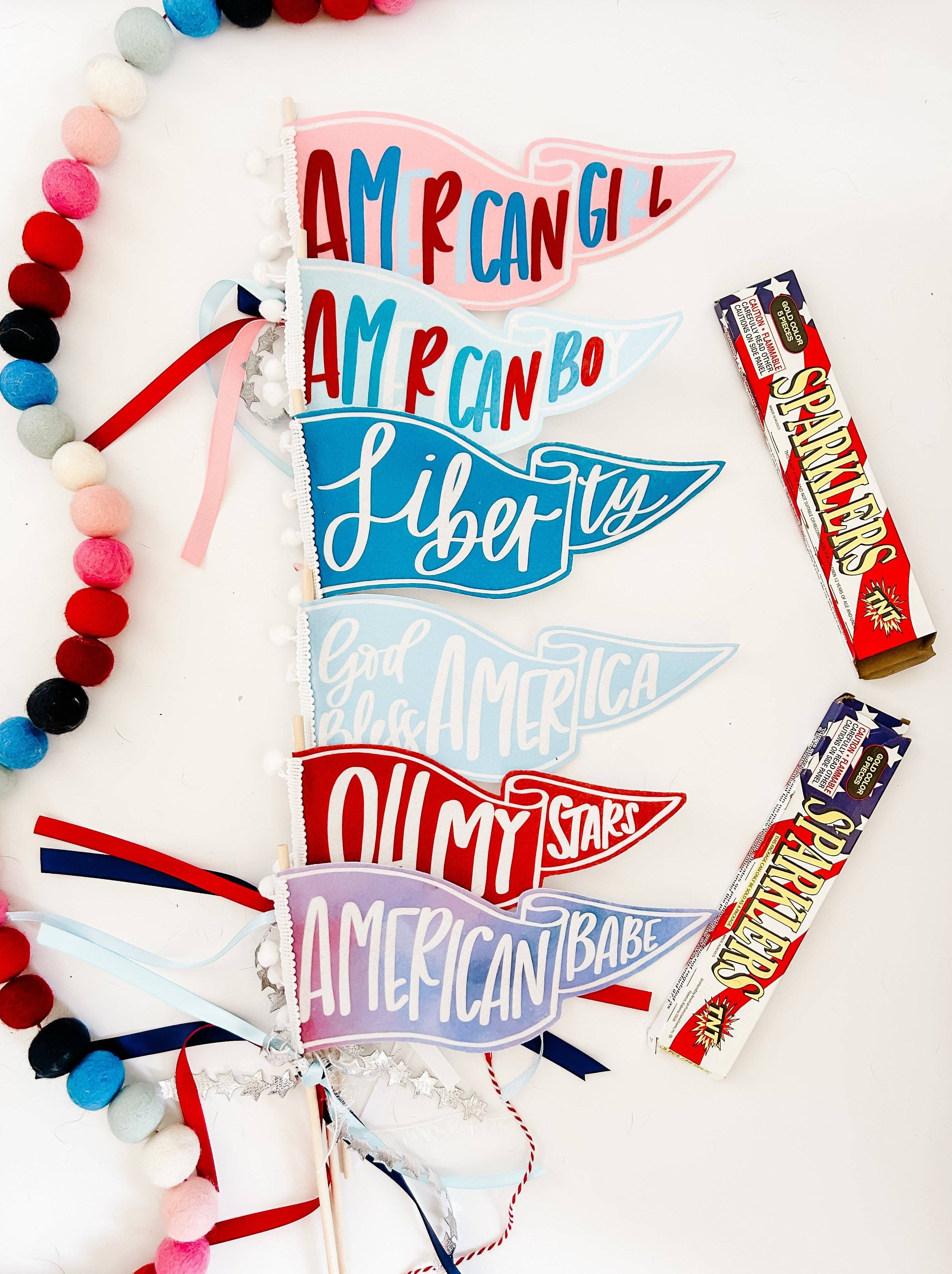 Oh My Stars Pennant Flag