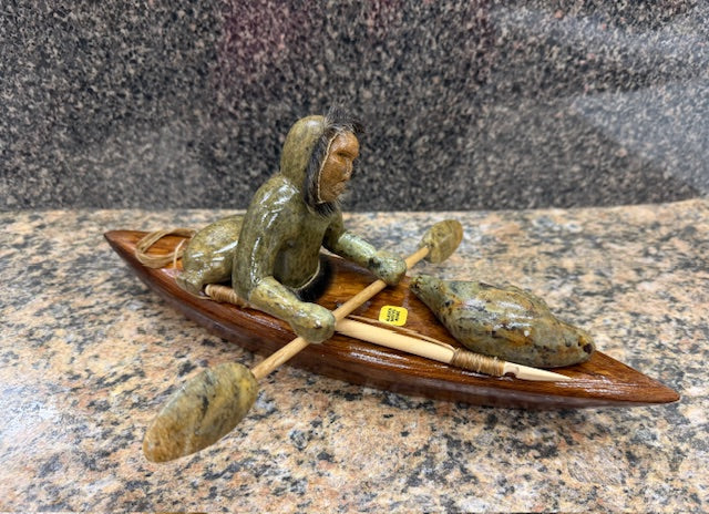 Native Alaskan Soapstone & Wood Carvings