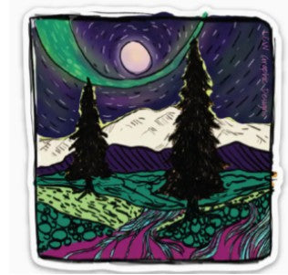 LCW Alaskan Graphic Stickers