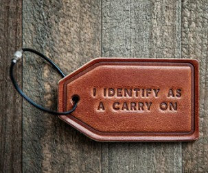 Leather Luggage Tag