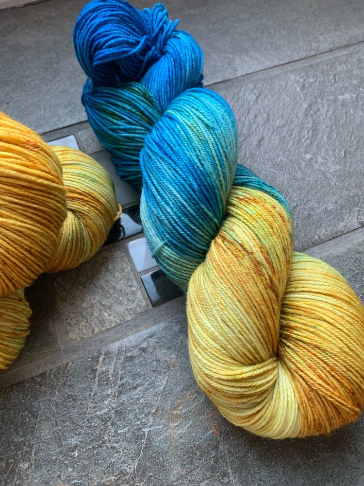 64 North Fibers Hand Dyed Yarn