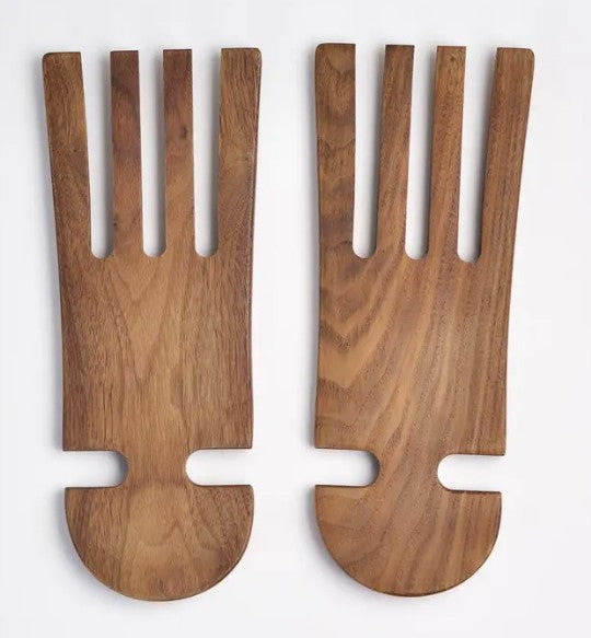Maple and Walnut Kitchen Utensils by JBrody & Co