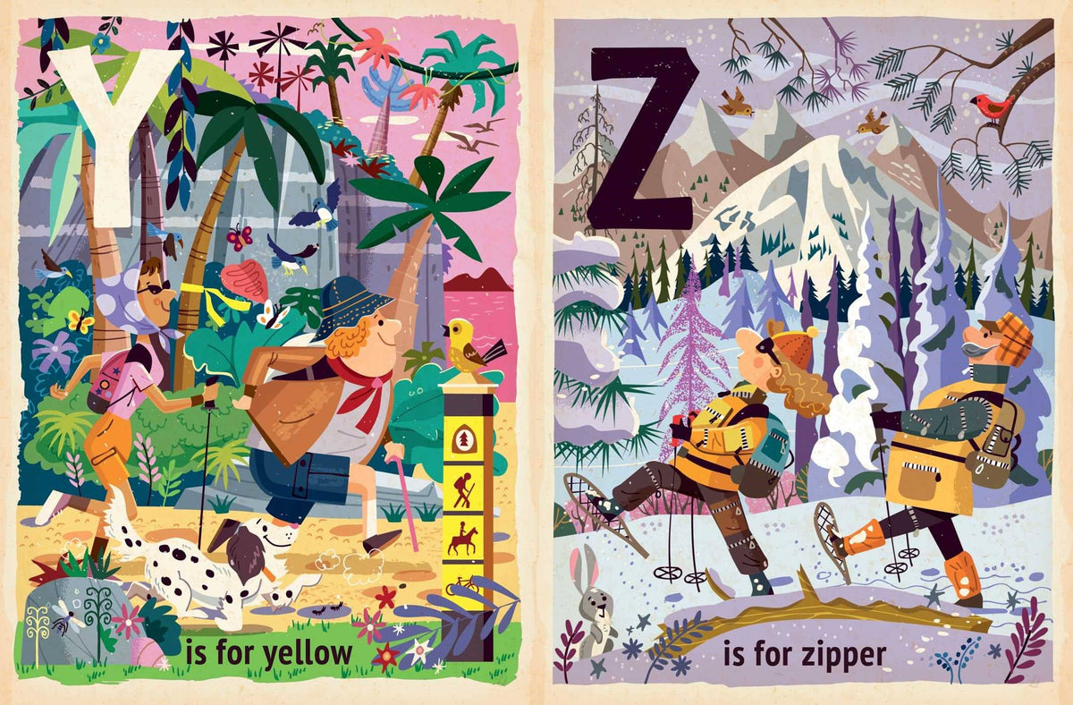 H Is for Hiking Board Book