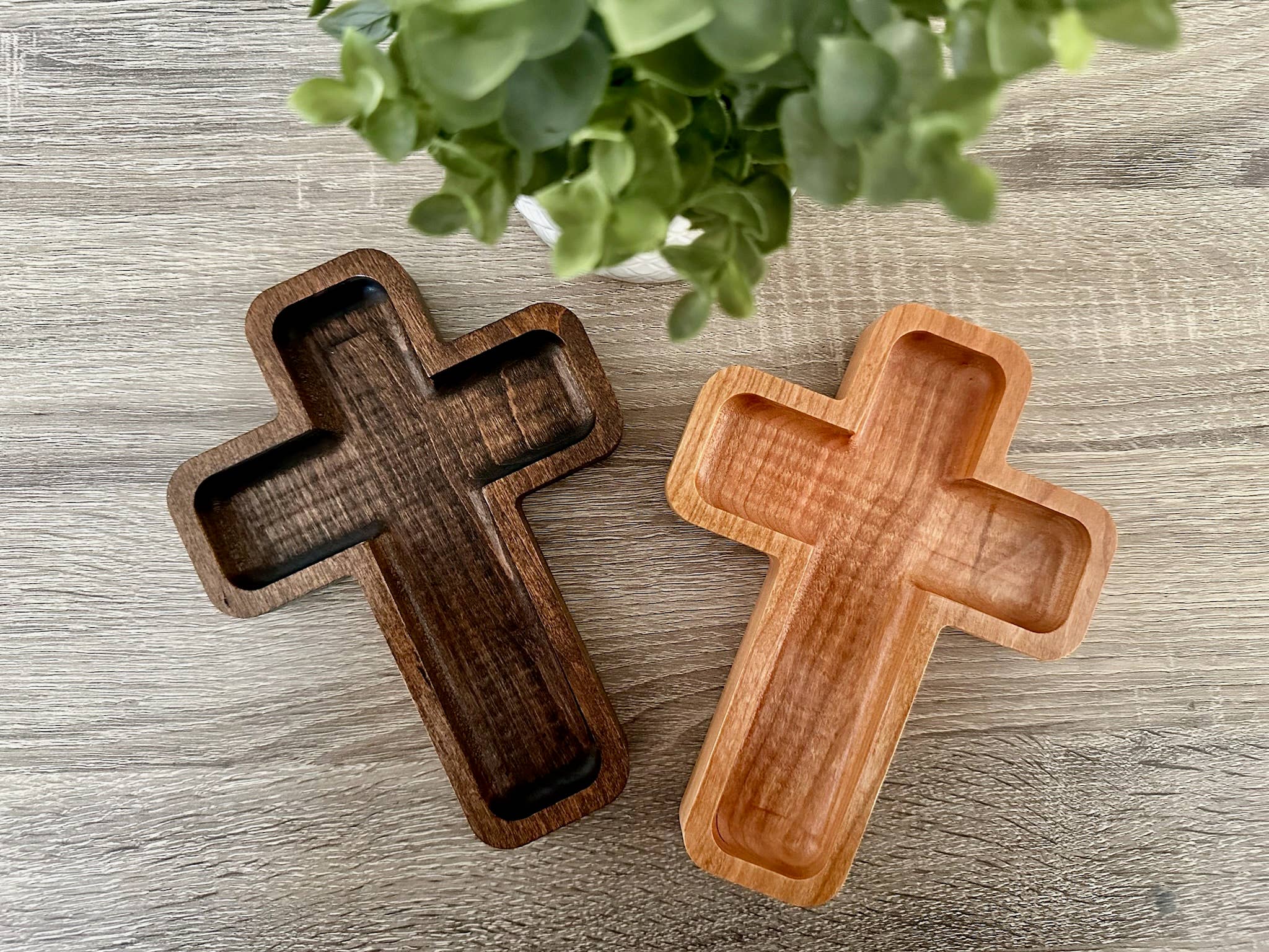 Cross Tray, Rosary Holder, Faith Decor