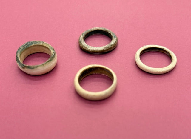 Polished Horn & Tusk Rings