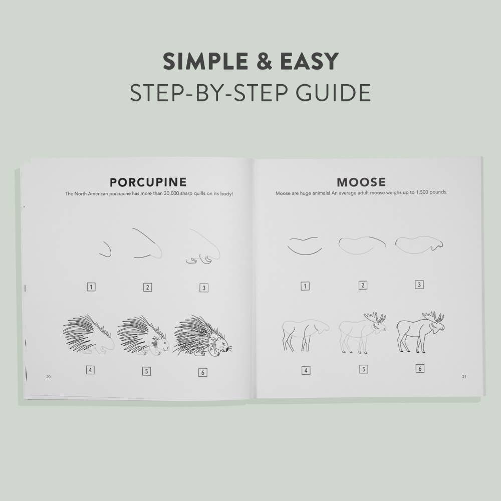 Mushrooms & Woodland Creatures: How to Draw Books for Kids