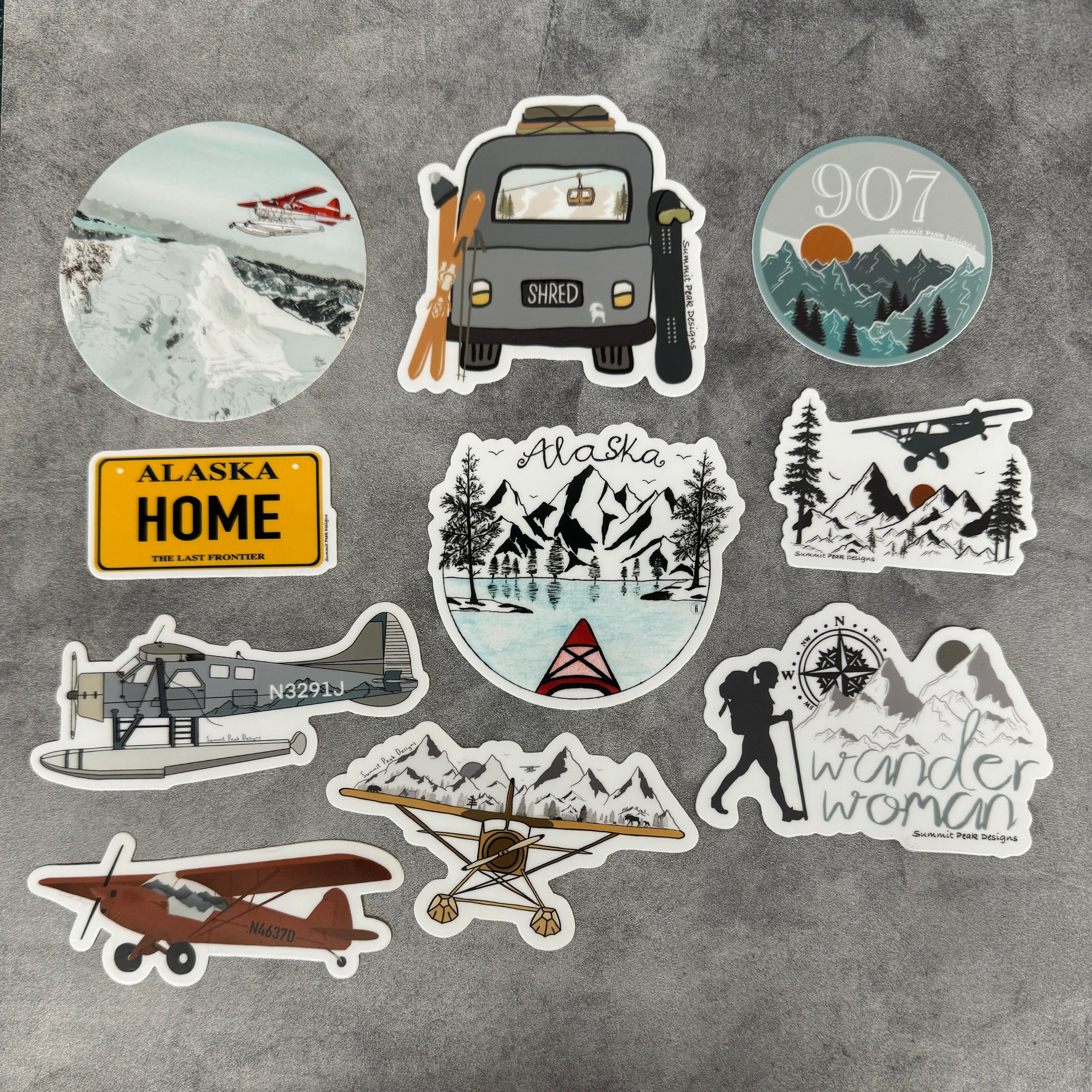Summit Peak Sticker