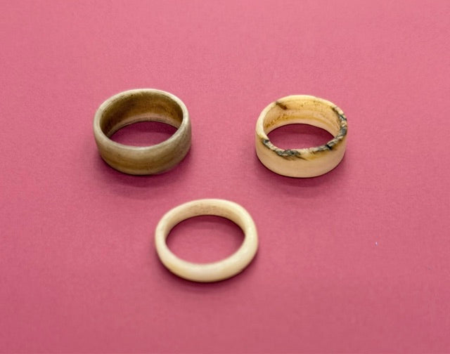 Polished Horn & Tusk Rings
