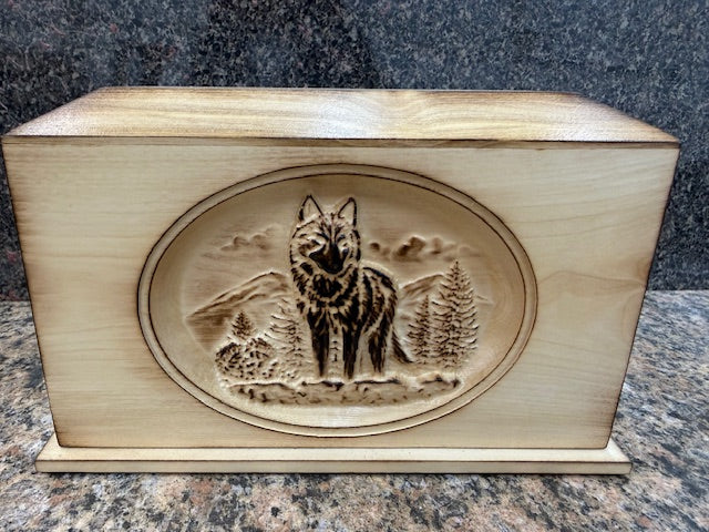 Wood Urn