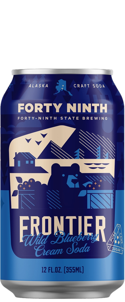 49th State Blueberry Cream Soda