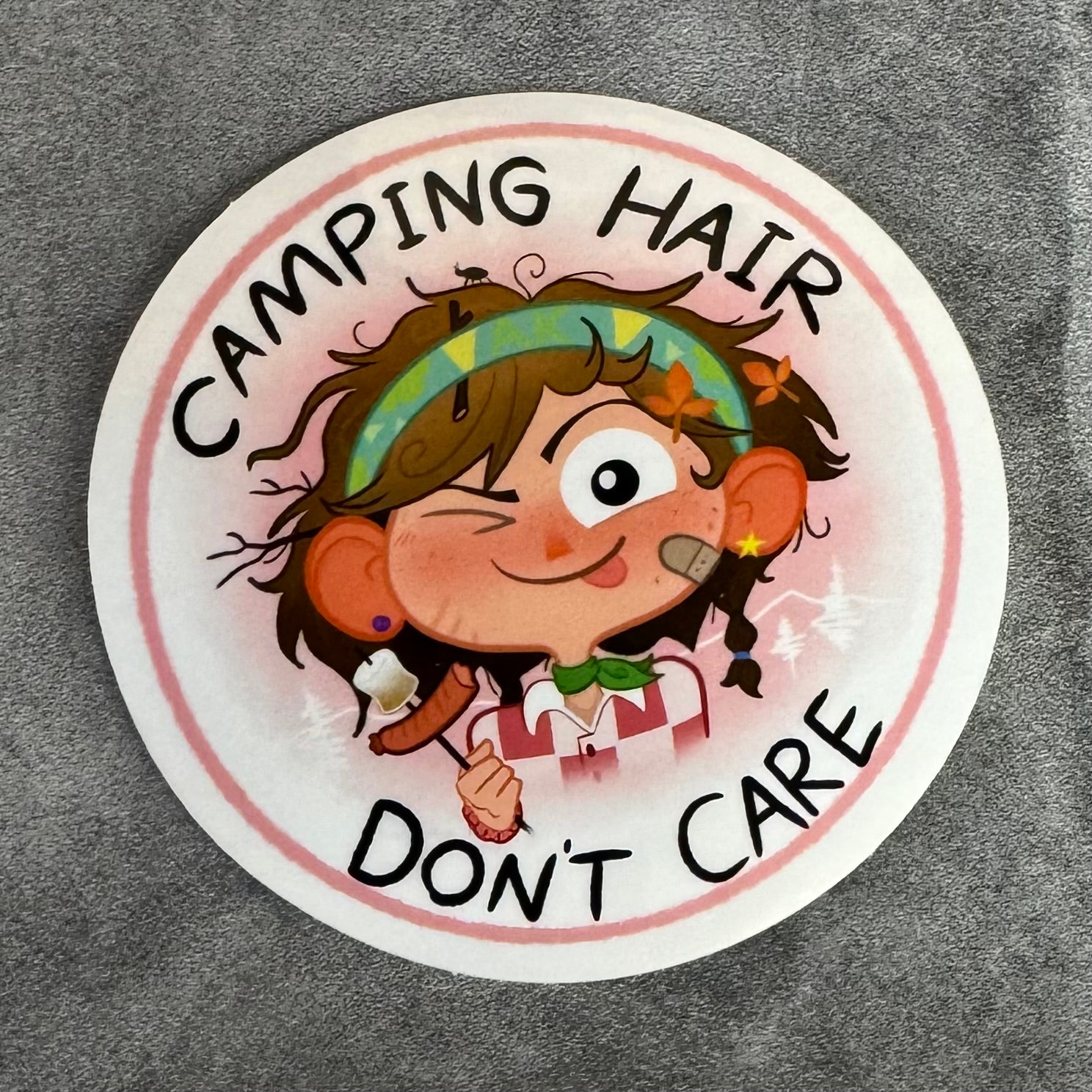 Camp Hair Don't Care Shirt Girl Love Camping Camp Hair Don't Care Shirt Girl Love Camping