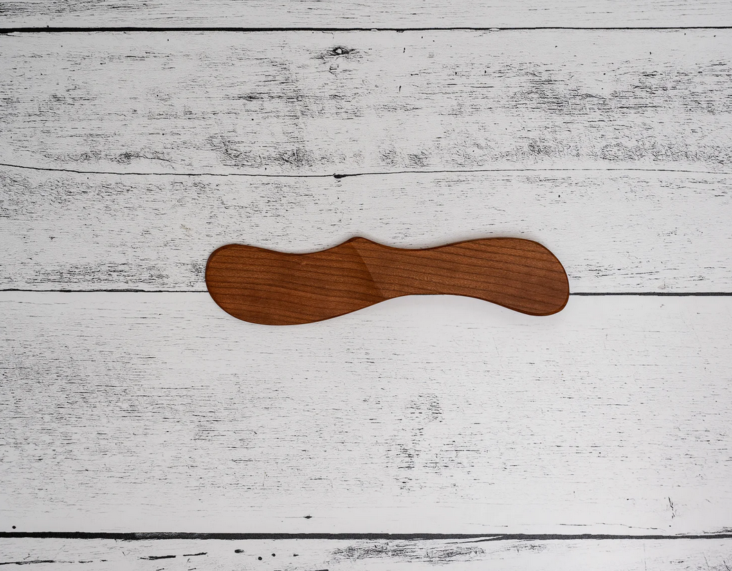 Cherry Wood Butter Spreader