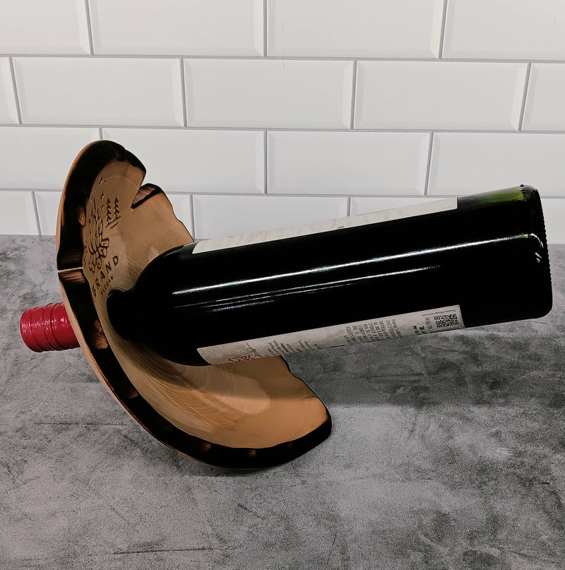Custom Arrowhead Logo Wine Bottle Holder