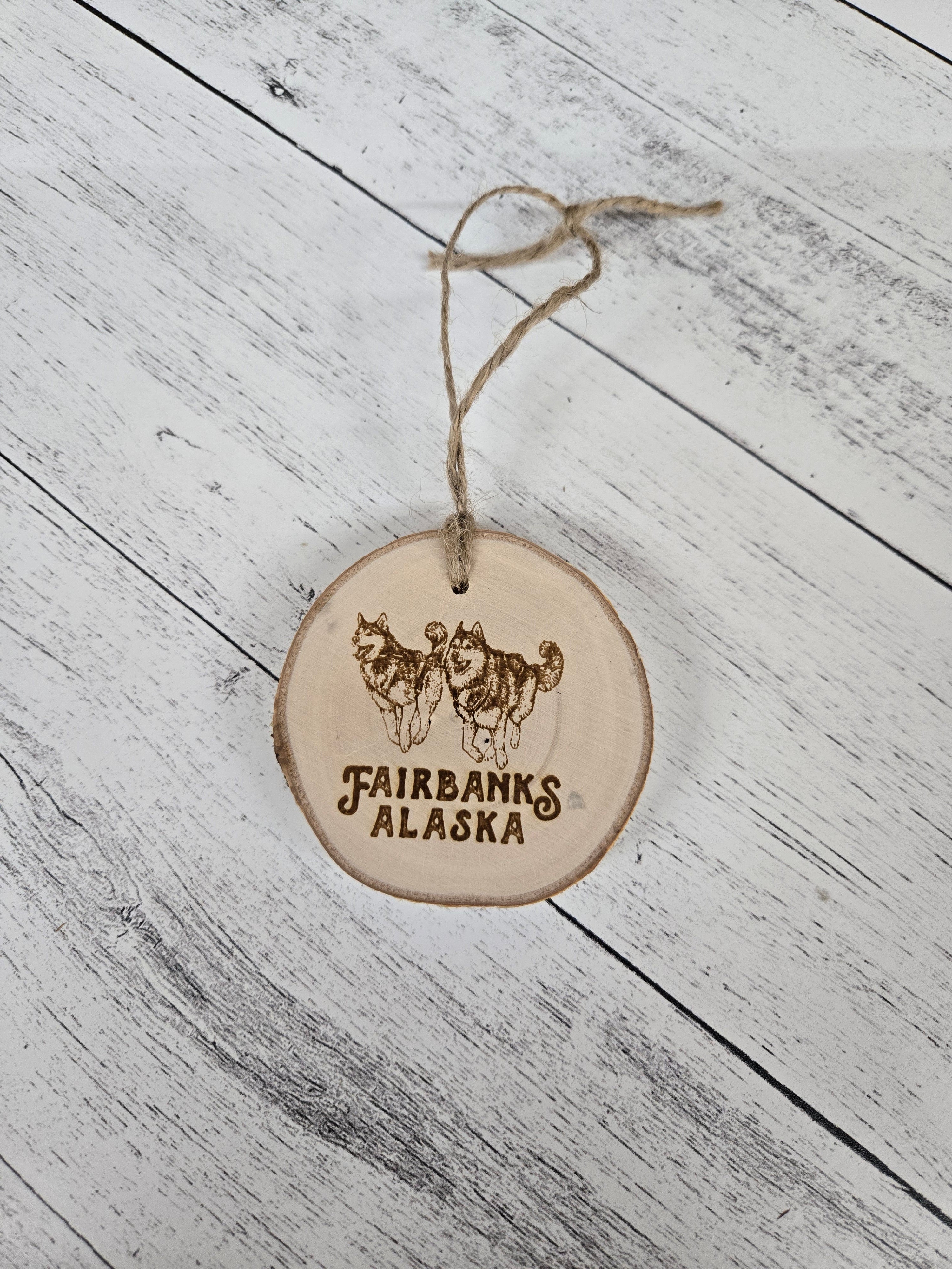 Custom Birch Ornament