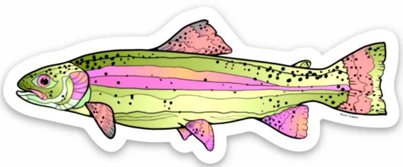 Alaska Wild & Free Giant Sticker