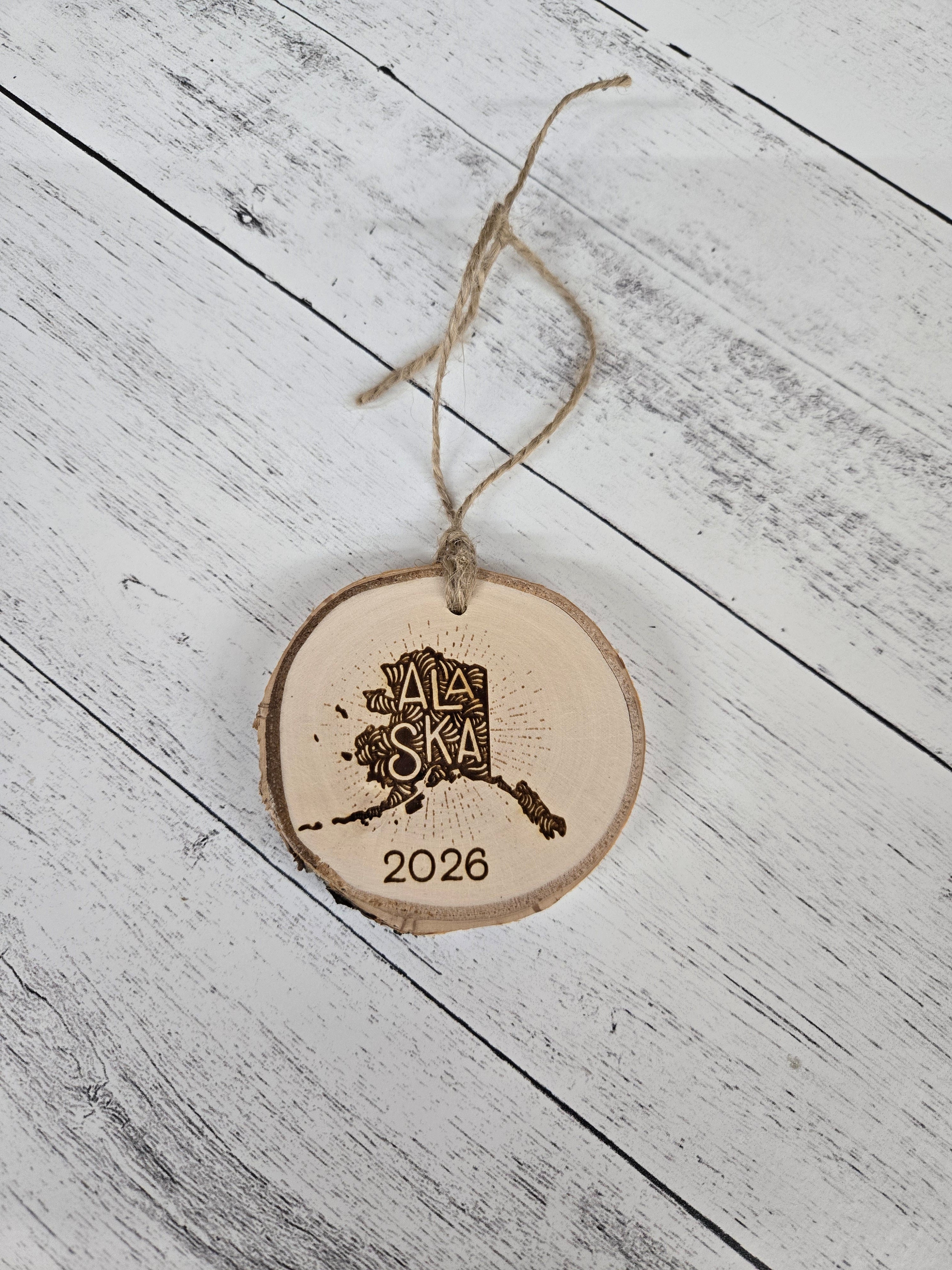 Custom Birch Ornament