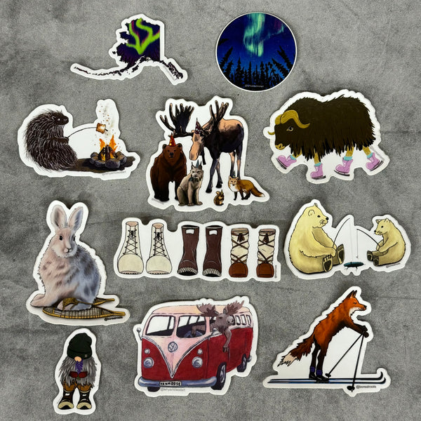 Boreal Roots Stickers