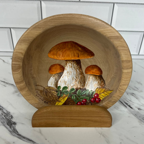 Mushroom Art Bowl